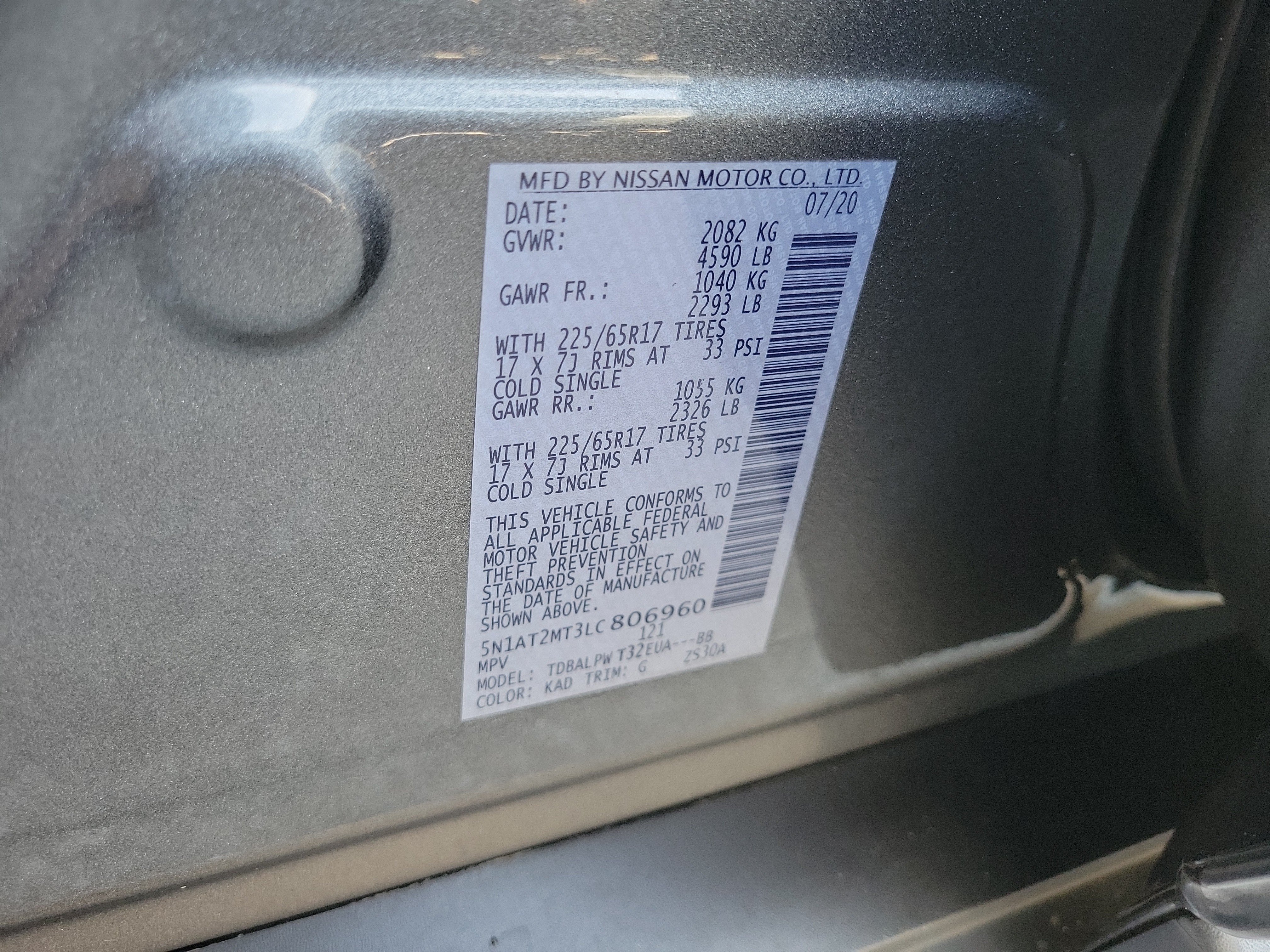 Used 2020 Nissan Rogue S FWD image 30