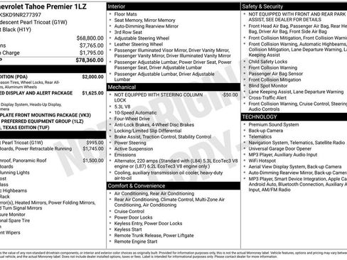 Used 2022 Chevrolet Tahoe Premier w/ Texas Edition AWD/4WD image 11