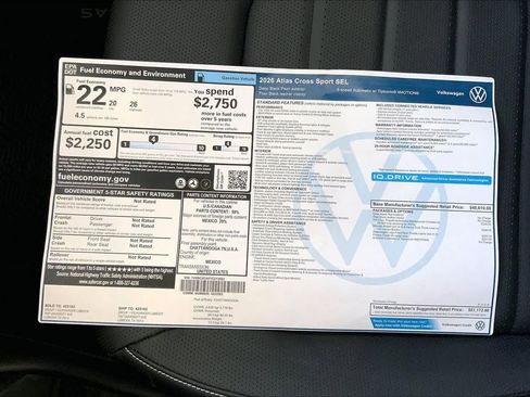 New 2026 Volkswagen Atlas Cross Sport SEL AWD/4WD image 22