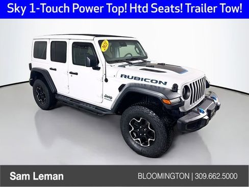 Used 2021 Jeep Wrangler Unlimited Rubicon 4xe w/ Cold Weather Group image 1