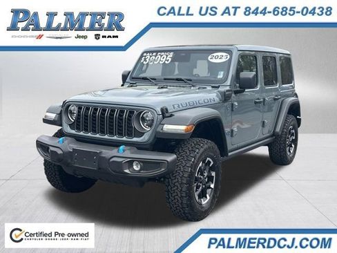 Certified 2025 Jeep Wrangler Unlimited Rubicon 4xe w/ Safety Group image 1