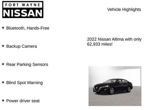 Used 2022 Nissan Altima 2.5 SV image 2