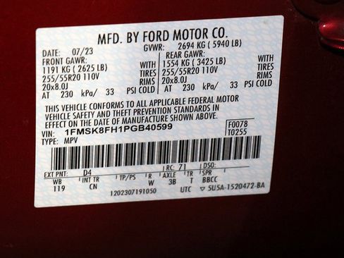 Used 2023 Ford Explorer Limited image 43