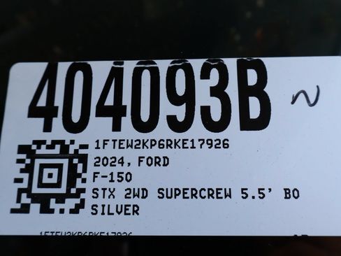 Used 2024 Ford F150 STX w/ STX Black Appearance Package RWD image 40