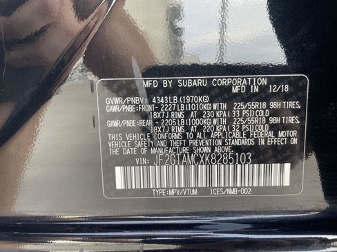 Used 2019 Subaru Crosstrek 2.0i Limited w/ Popular Package #3 AWD/4WD image 30