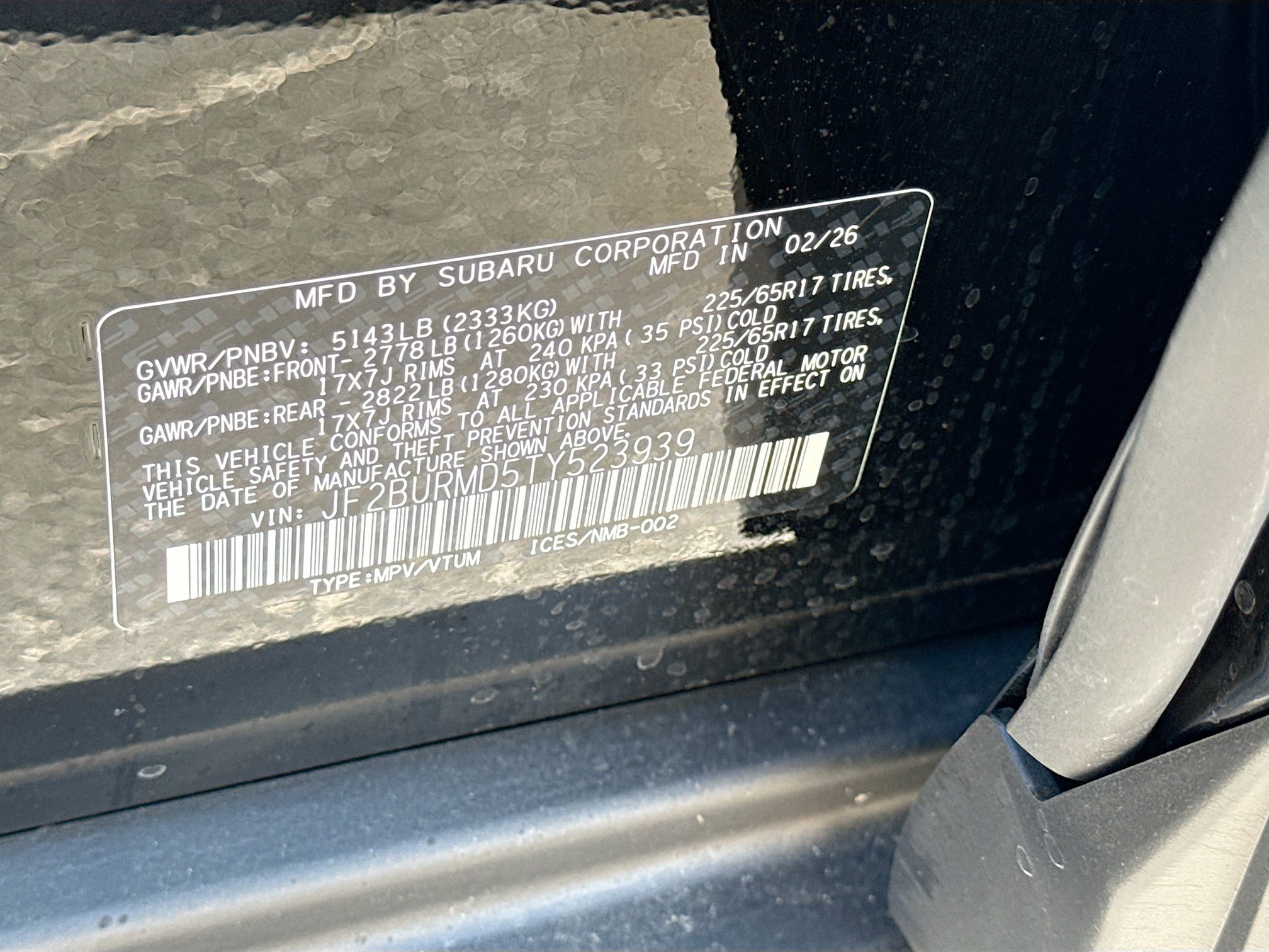 New 2026 Subaru Outback Wilderness AWD/4WD image 42