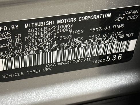 Used 2023 Mitsubishi Eclipse Cross SEL AWD/4WD image 28