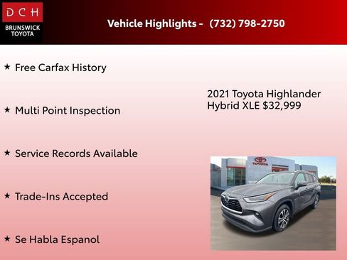 Used 2021 Toyota Highlander XLE image 4