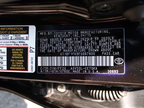 Used 2015 Toyota Camry SE FWD image 39