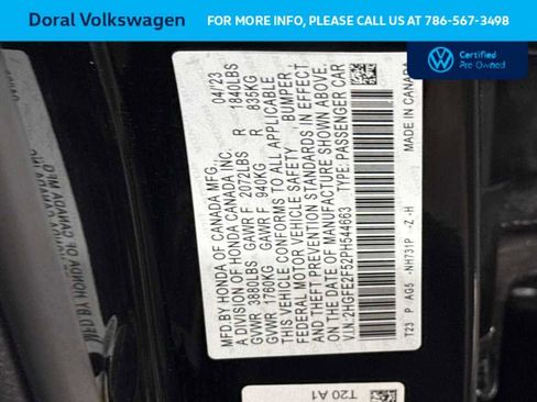 Used 2023 Honda Civic Sport image 29