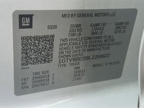 Used 2020 GMC Sierra 1500 SLE w/ SLE Value Package image 9