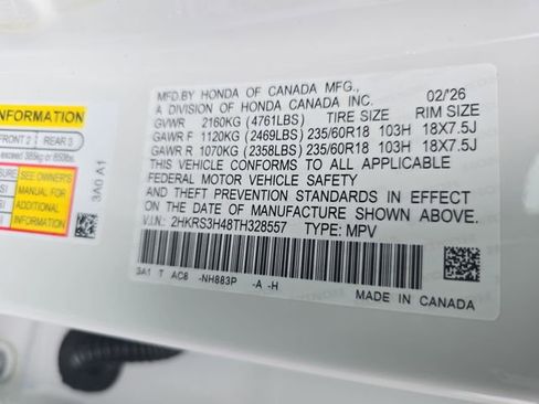 New 2026 Honda CR-V EX image 36