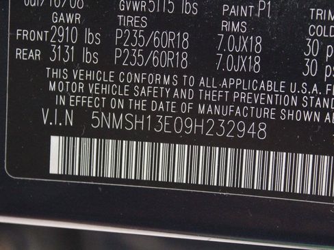 Used 2009 Hyundai Santa Fe Limited FWD image 11