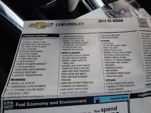 Used 2015 Chevrolet SS RWD image 48