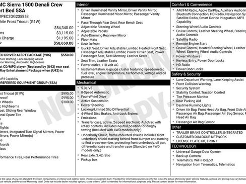 Used 2016 GMC Sierra 1500 Denali w/ Enhanced Driver Alert Package image 7