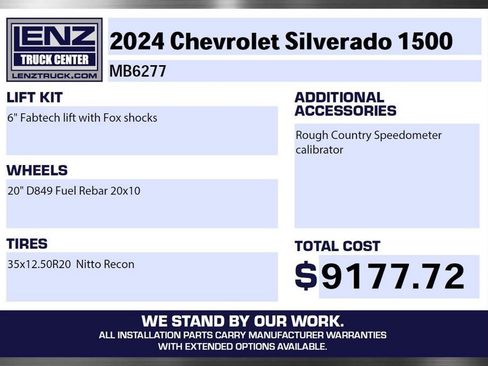 Used 2024 Chevrolet Silverado 1500 RST w/ Convenience Package II image 2