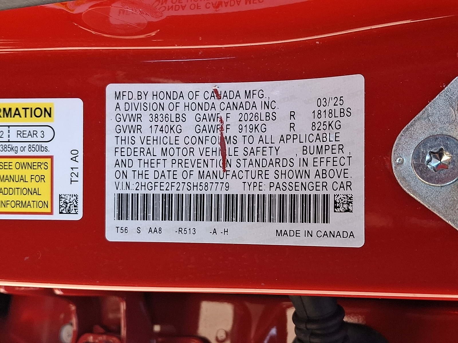 Used 2025 Honda Civic LX image 26