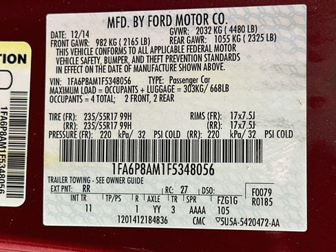 Used 2015 Ford Mustang Coupe RWD image 12