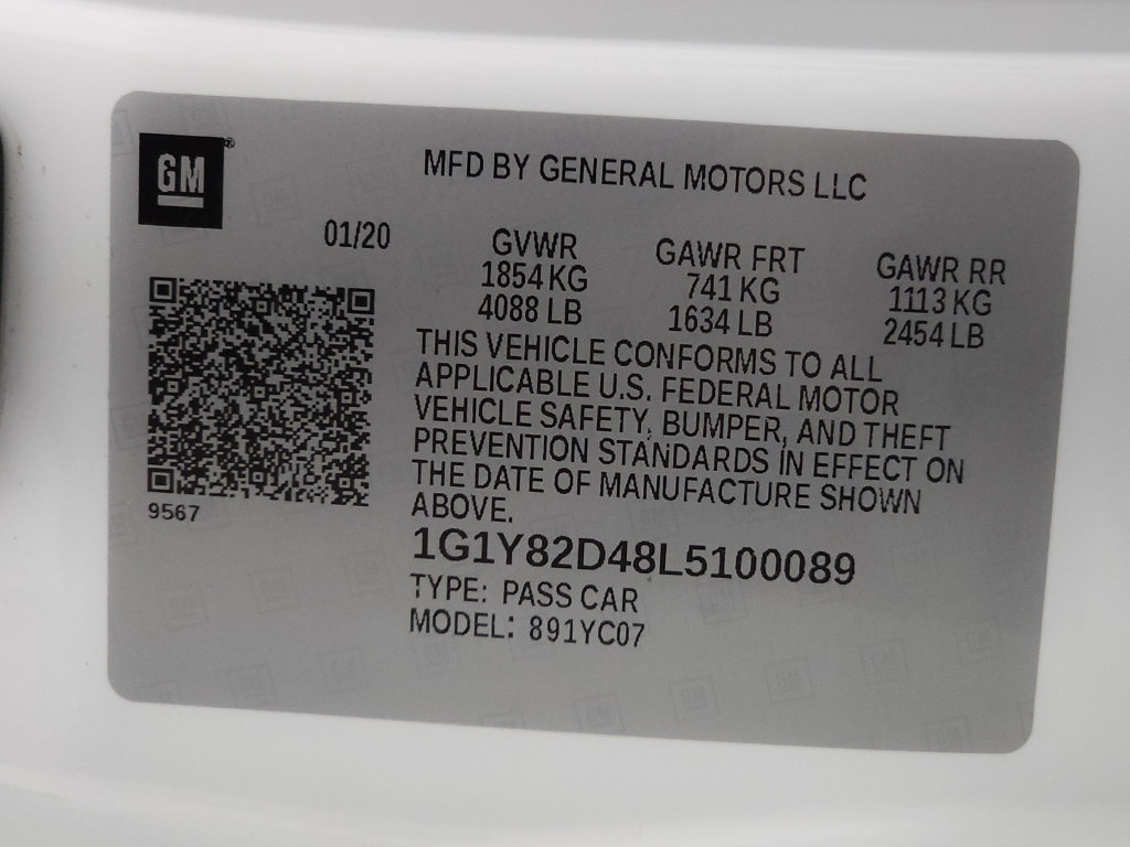 Used 2020 Chevrolet Corvette Stingray Premium Cpe w/ 3LT Preferred Equipment Group RWD image 33
