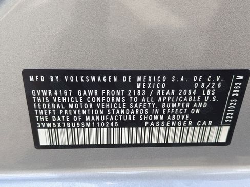 New 2025 Volkswagen Jetta S image 20