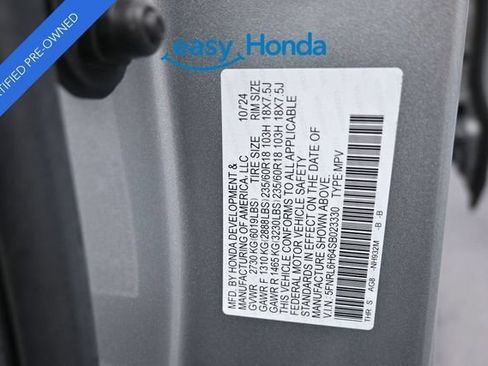 Certified 2025 Honda Odyssey EX-L image 17