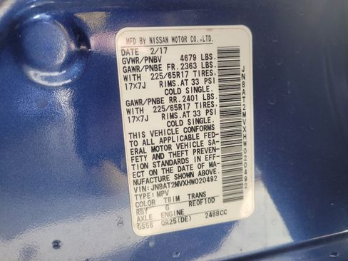 Used 2017 Nissan Rogue SV image 33