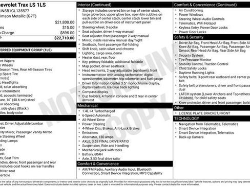 Used 2016 Chevrolet Trax LS image 2