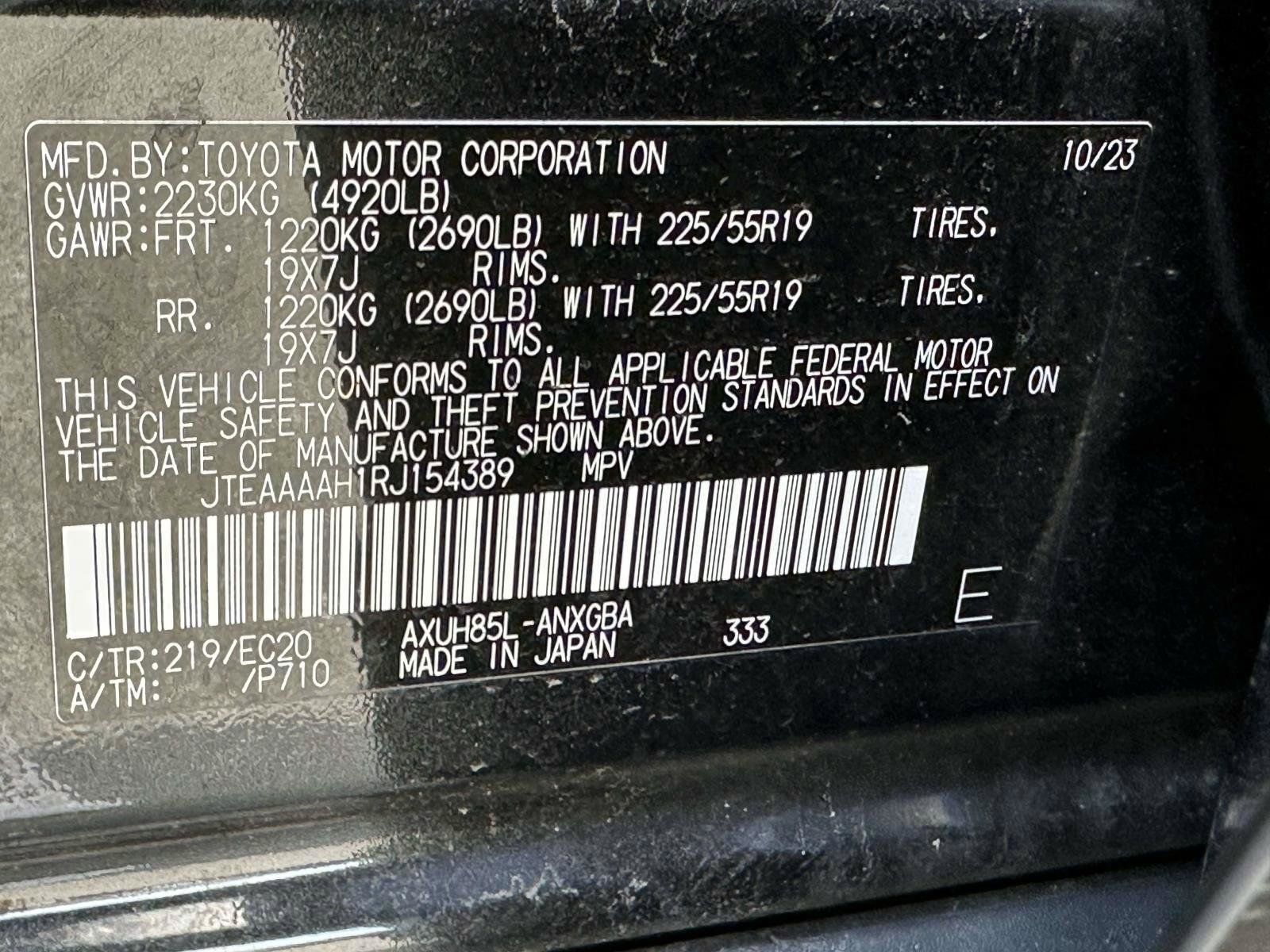Used 2024 Toyota Venza Nightshade AWD/4WD image 37