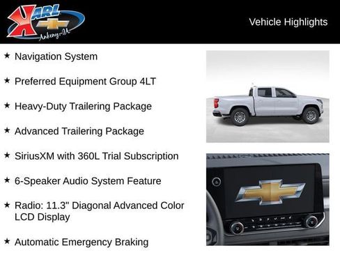 New 2026 Chevrolet Colorado LT w/ Advanced Trailering Package AWD/4WD image 3