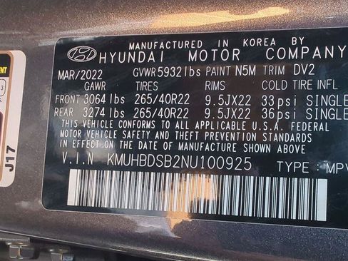 Used 2022 Genesis GV80 2.5T w/ Prestige Package 04 AWD/4WD image 7