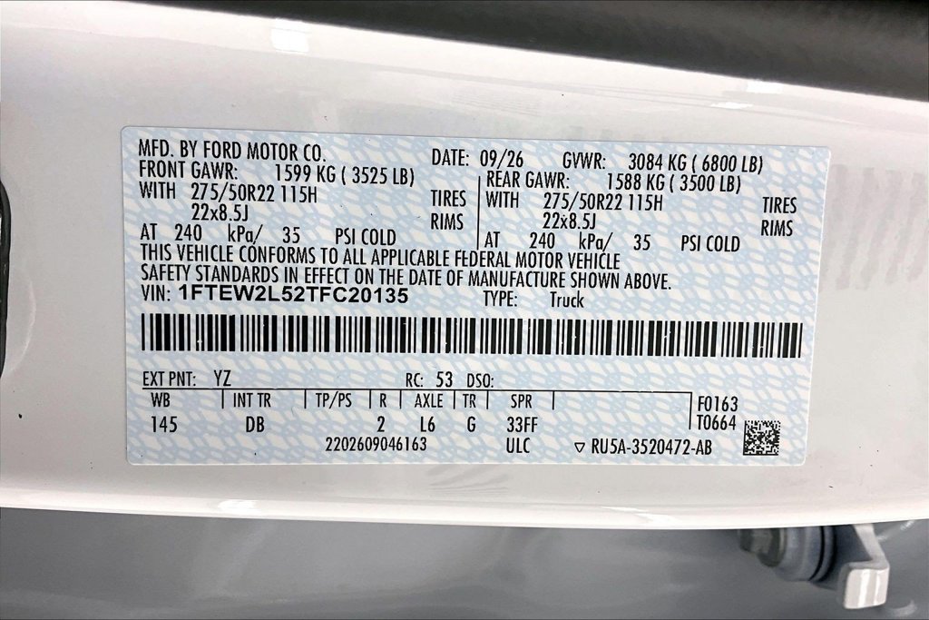 New 2026 Ford F150 STX w/ F-150 LOBO Package AWD/4WD image 8