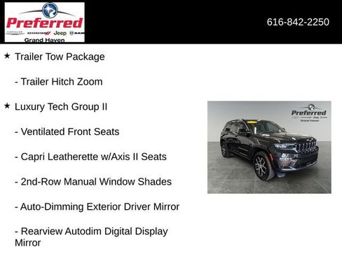 Used 2024 Jeep Grand Cherokee Limited w/ Luxury Tech Group II AWD/4WD image 12