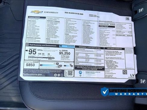 New 2025 Chevrolet Blazer EV RS RWD image 15