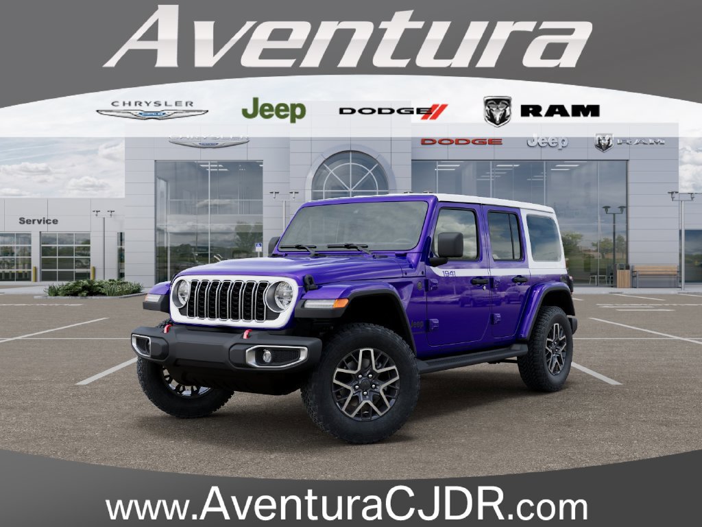New 2026 Jeep Wrangler Unlimited Sahara w/ Whitecap Package AWD/4WD 360° Tour