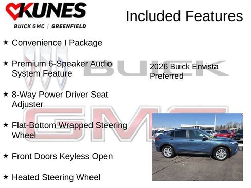 New 2026 Buick Envista Sport Touring w/ Convenience I Package FWD image 3