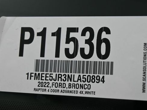 Used 2022 Ford Bronco Raptor image 29