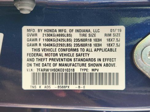 Used 2019 Honda CR-V Touring image 34