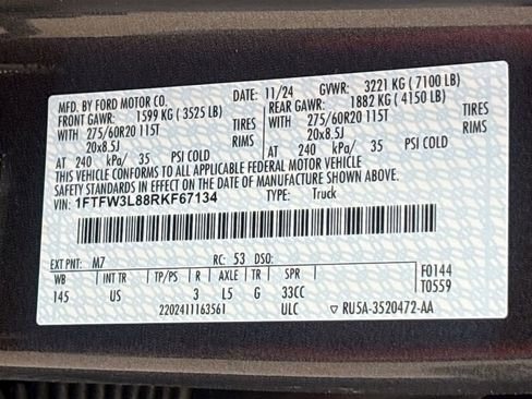 Used 2024 Ford F150 XLT w/ Equipment Group 303A High AWD/4WD image 31