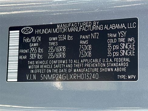 Used 2024 Hyundai Santa Fe SEL FWD image 35
