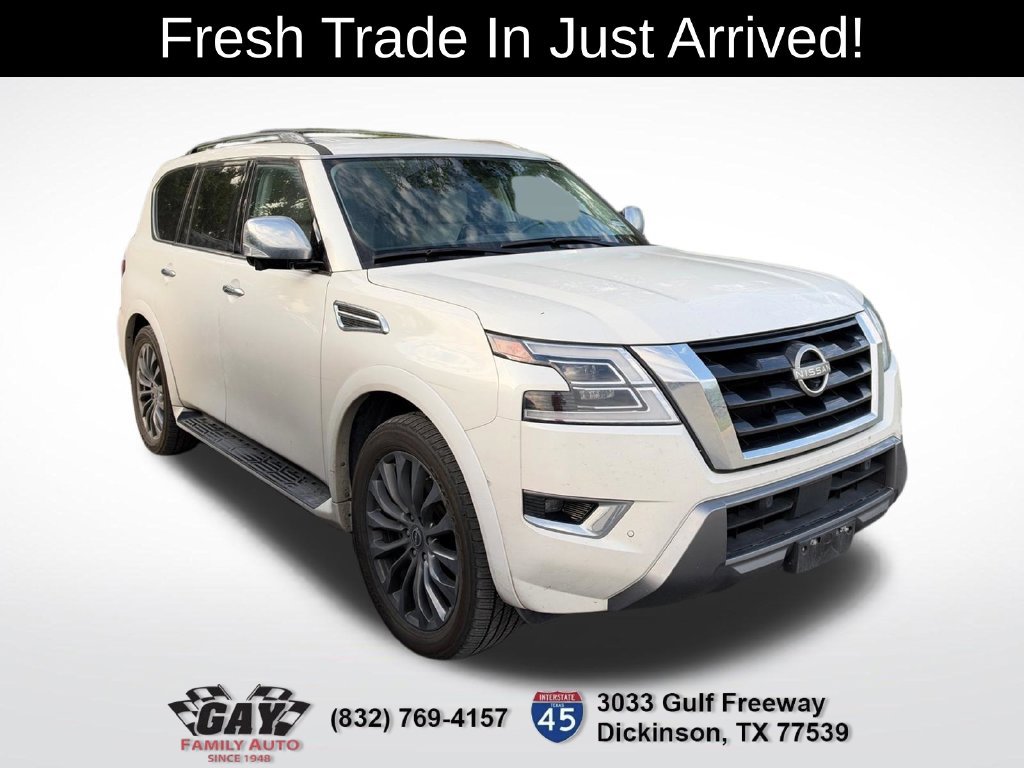 Used 2024 Nissan Armada Platinum w/ Captain's Chairs Package AWD/4WD image 1
