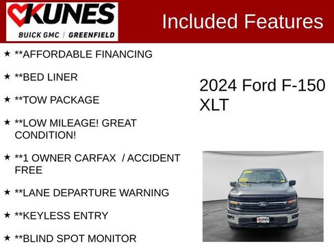 Used 2024 Ford F150 XLT w/ Tow/Haul Package AWD/4WD image 3