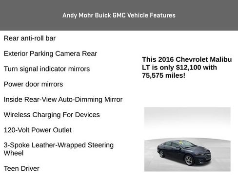Used 2016 Chevrolet Malibu LT FWD image 16