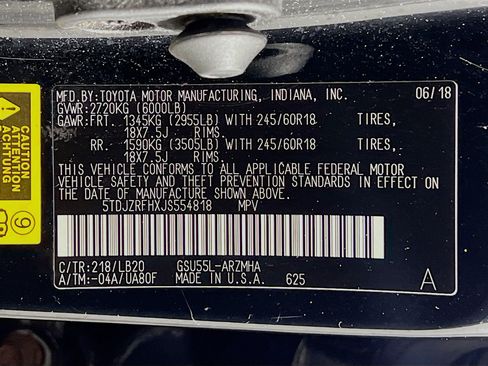 Used 2018 Toyota Highlander XLE w/ Protection Package #3 AWD/4WD image 27