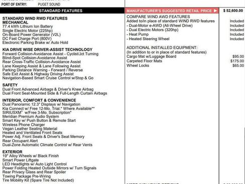 Used 2023 Kia EV6 Wind image 22