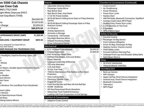 New 2026 RAM 5500 Tradesman w/ Chrome Appearance Group image 15