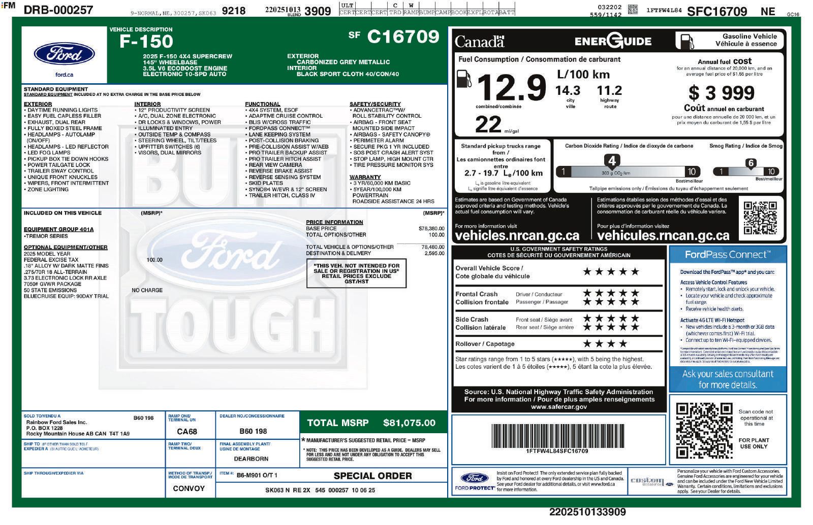 Used 2025 Ford F150 Tremor AWD/4WD image 37