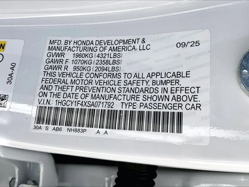 Used 2025 Honda Accord SE image 33
