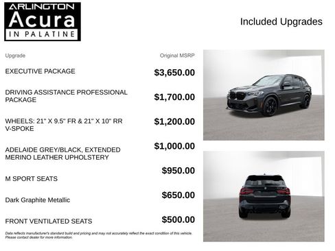 Used 2024 BMW X3 M w/ Executive Package AWD/4WD image 4