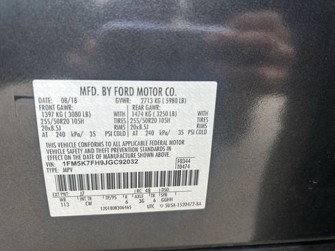 Used 2018 Ford Explorer Limited image 14