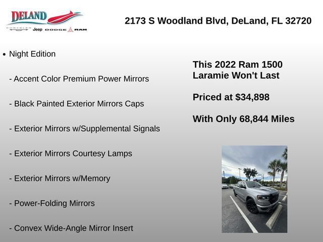 Used 2022 RAM 1500 Laramie RWD image 13